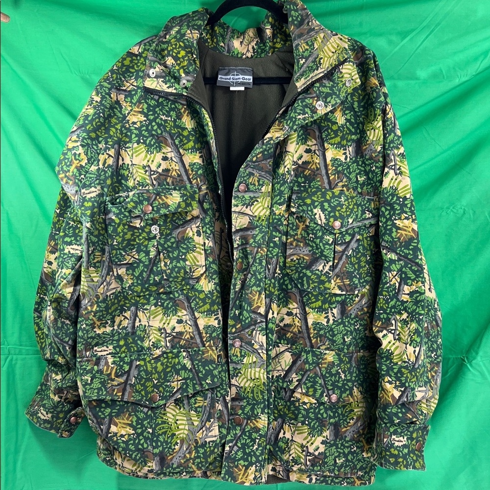 Grand Slam gear bushman Camouflage Jacket with Green and Brown